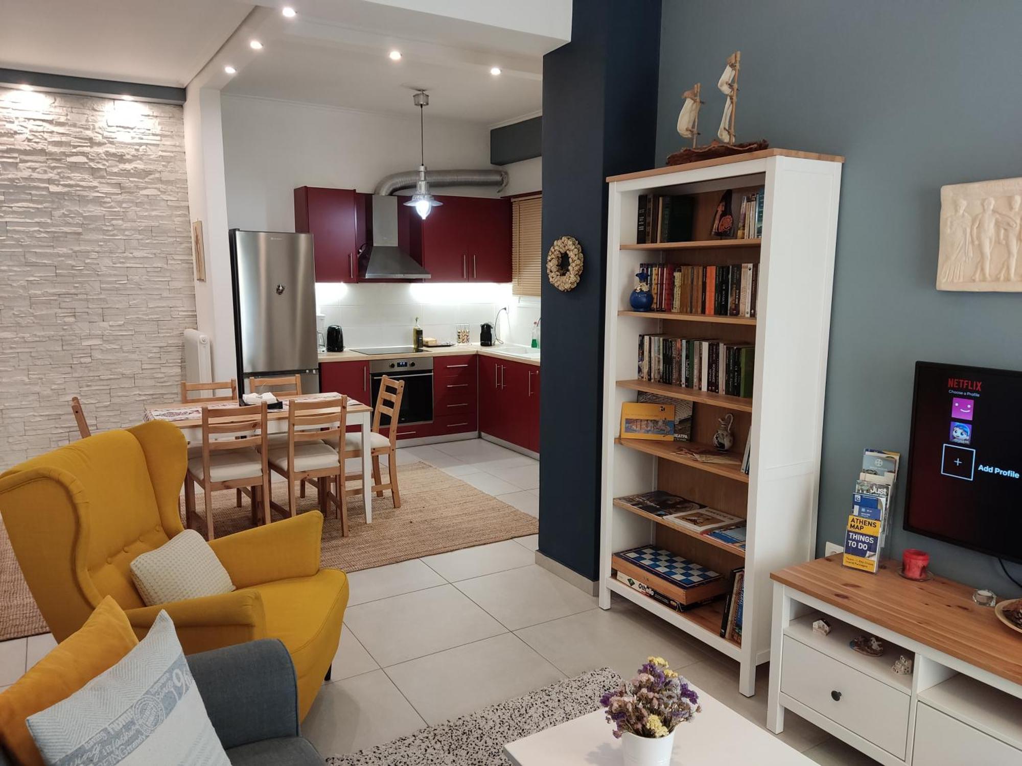 Central & Comfortable, 70M² Apt In Neos Kosmos Athen Eksteriør billede